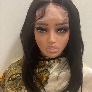 Elegant Black Lace Front Wig